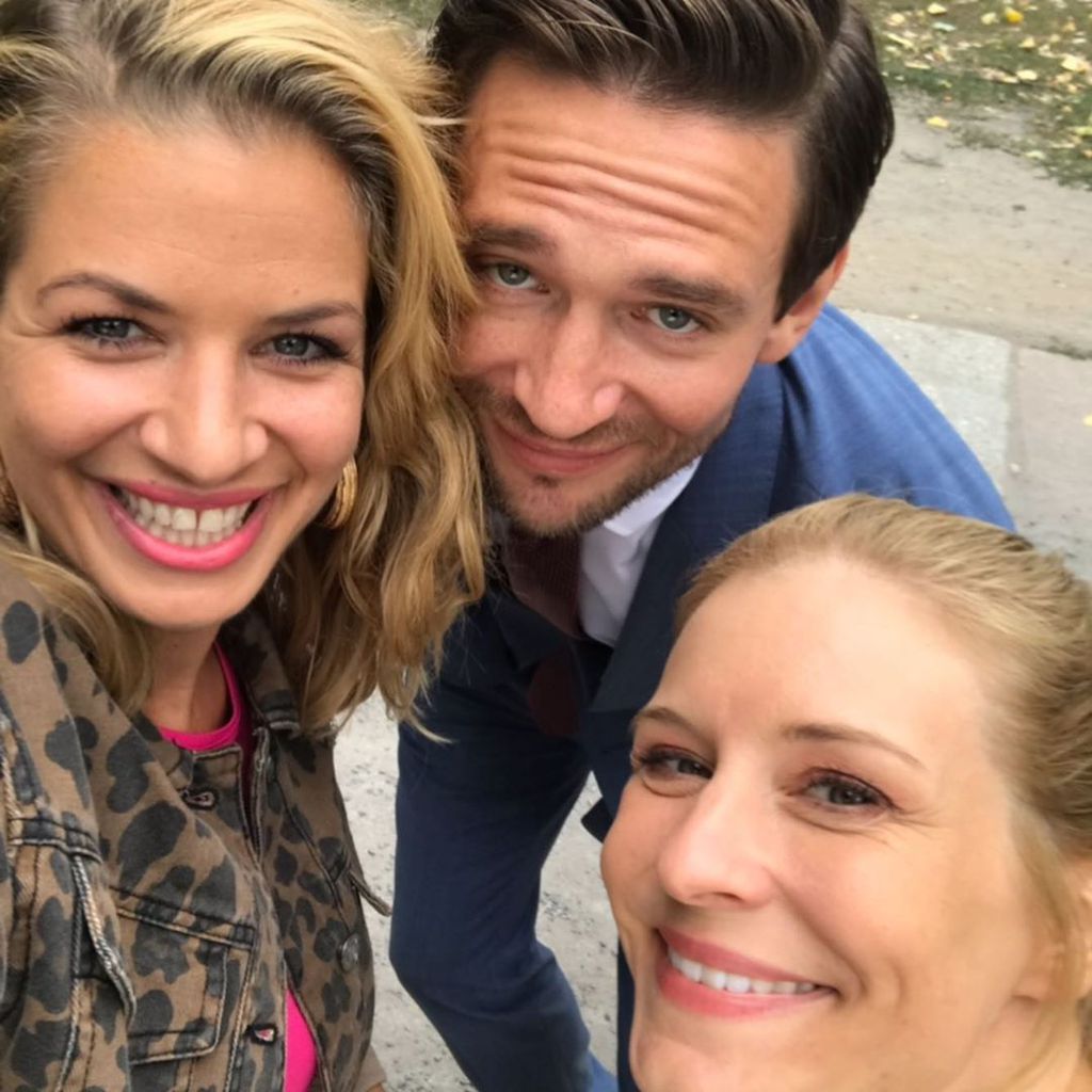 Susan Sideropoulos mit ihren Kollegen August Wittgenstein und Birte Hanusrichter