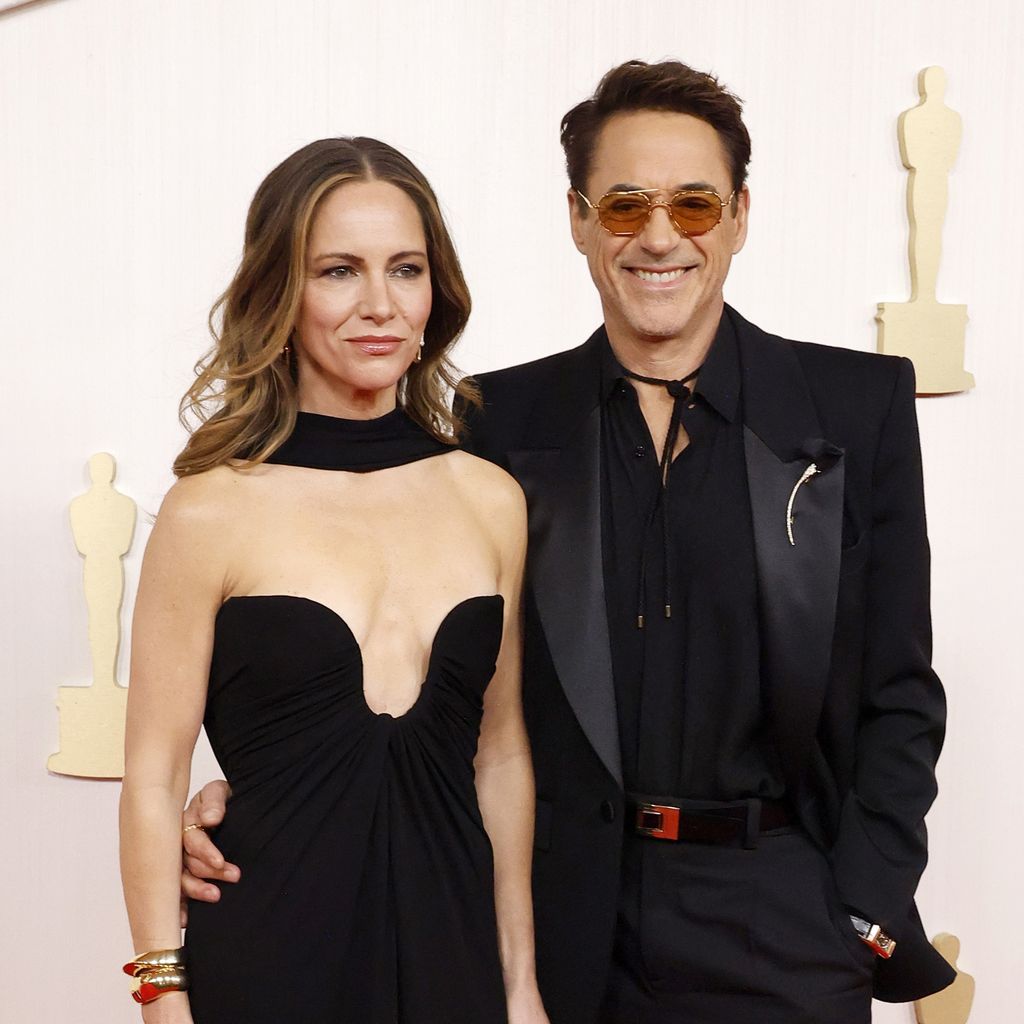 Robert Downey Jr., Schauspieler, mit seiner Frau Susan