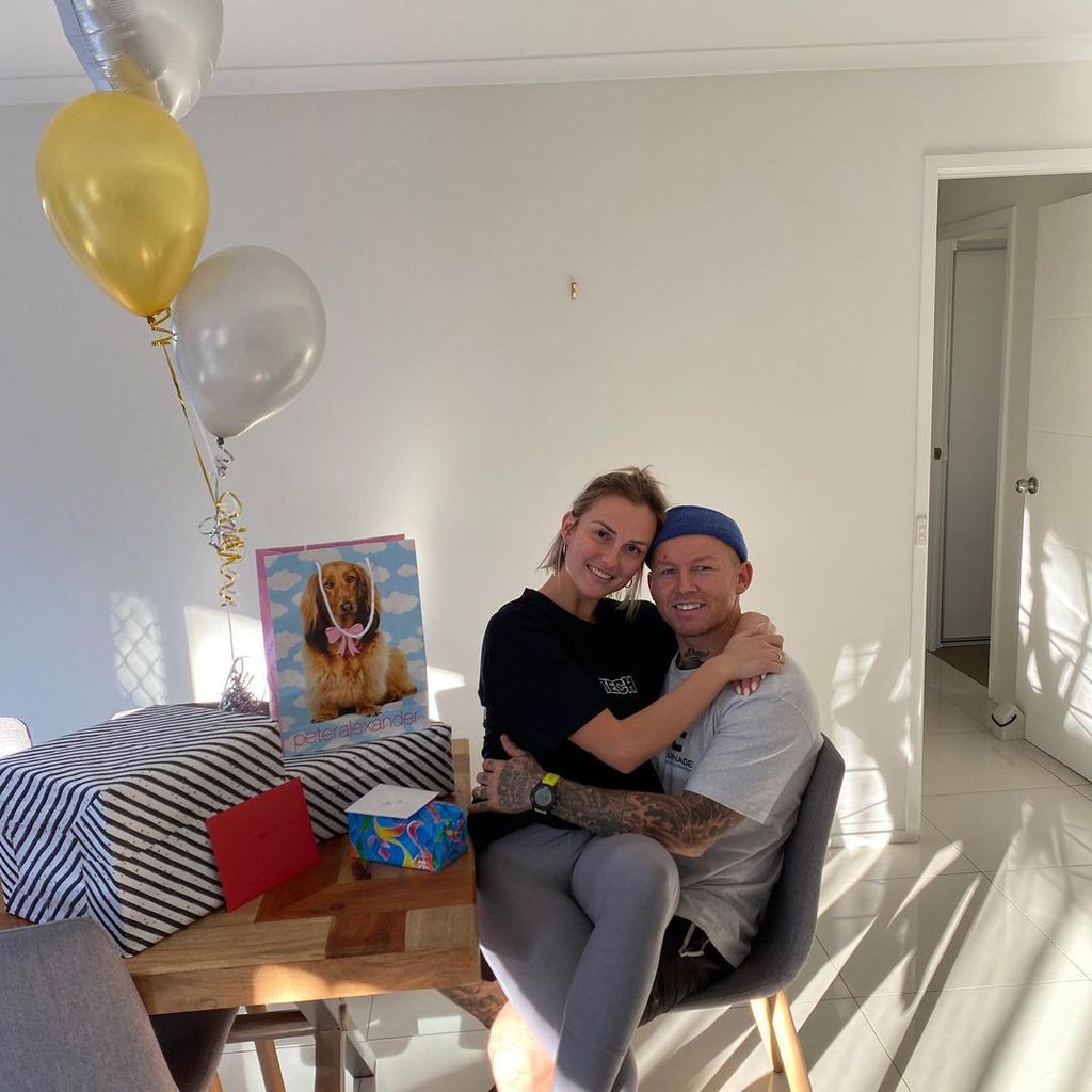 Susie Bradley und Todd Carney im Juni 2020