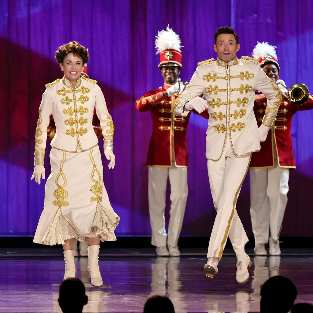 Sutton Foster und Hugh Jackman in "The Music Man", Juni 2022