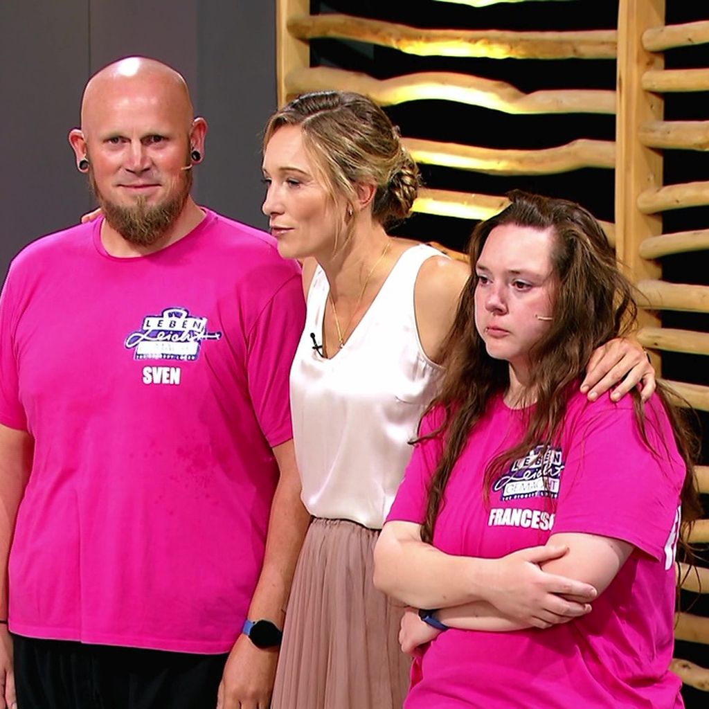 Sven, Dr. Christine Theiss und Francesca bei "Leben leicht gemacht – The Biggest Loser"