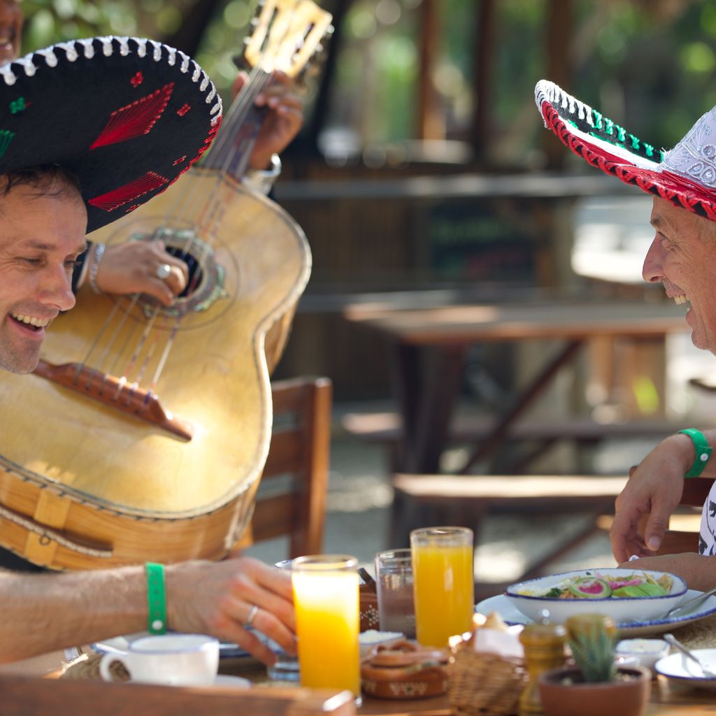 Sven Hannawald und Mario Basler in Mexiko
