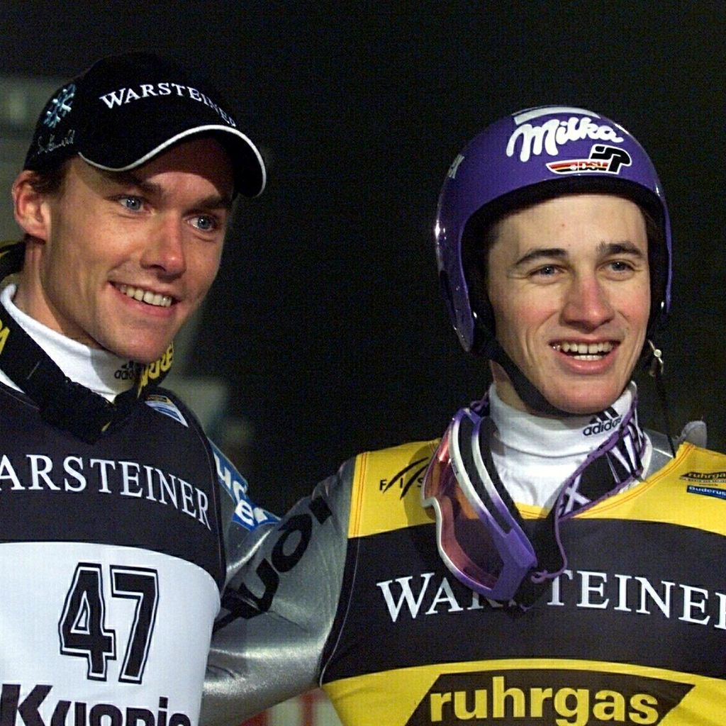Sven Hannawald und Martin Schmitt, Skispring-Legenden