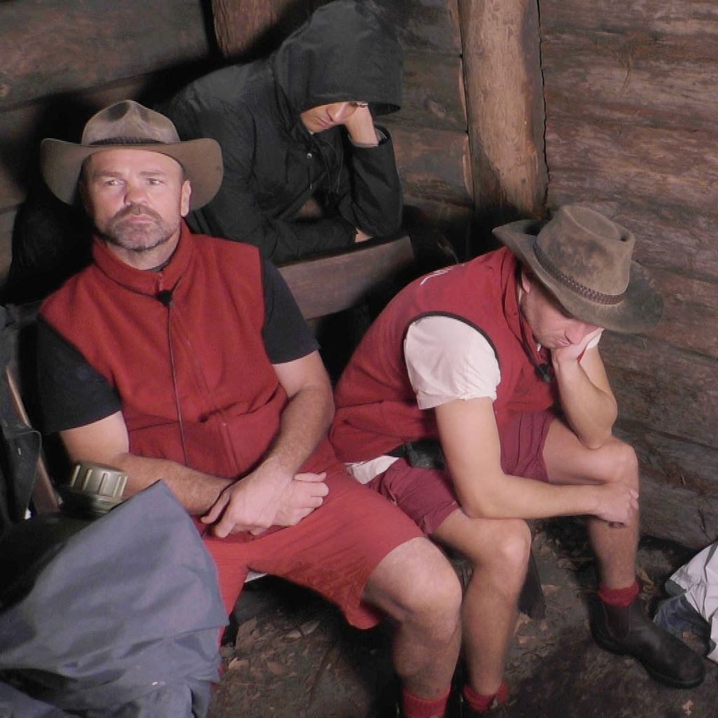 Sven Ottke, Raúl Richter und Toni Trips im Dschungel-Telefon