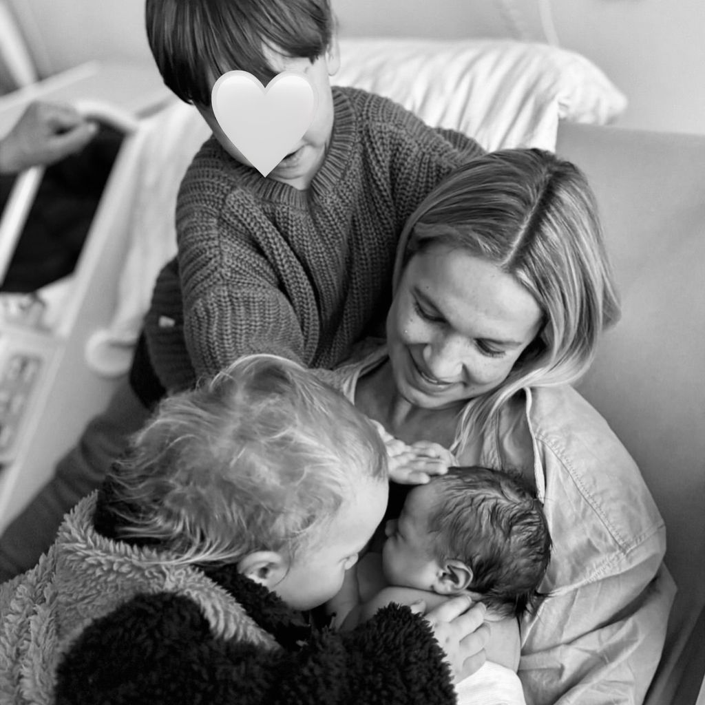 Svenja Holtmann und ihre Kinder, Oktober 2025