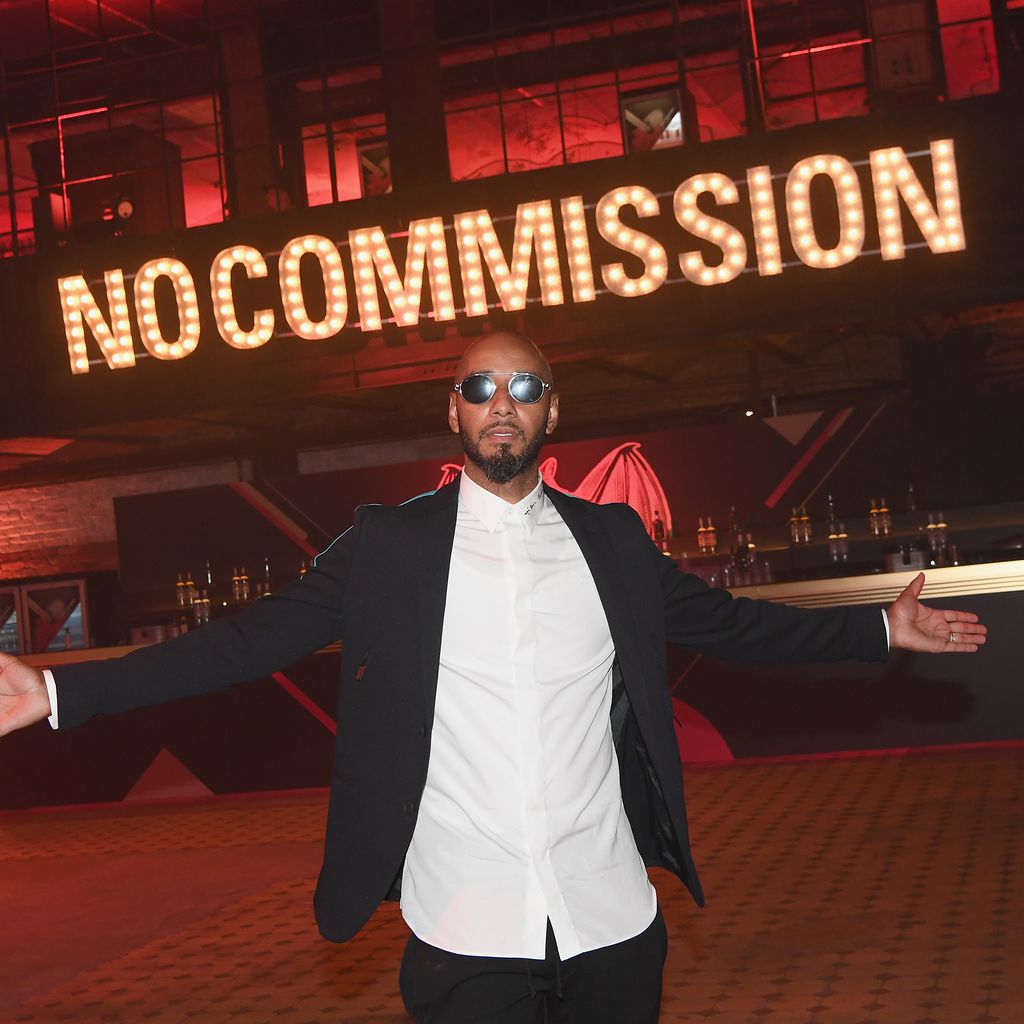 Swizz Beatz auf seiner "No Comission"-Ausstellung in Berlin