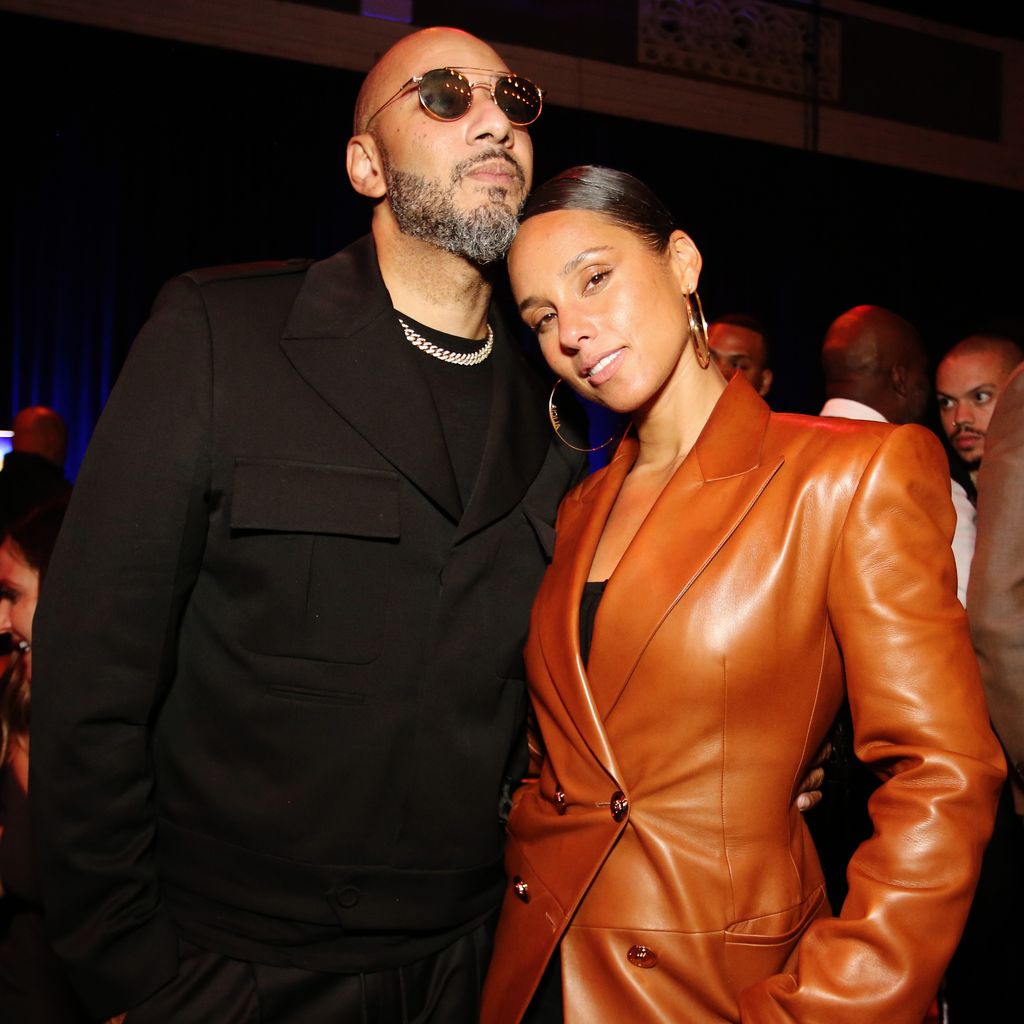 Swizz Beatz mit seine Frau Alicia Keys, Oktober 2021