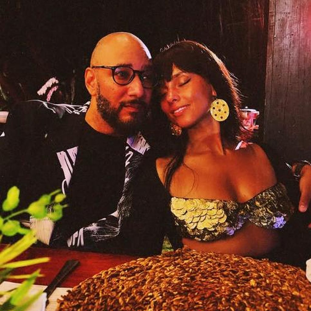 Swizz Beatz und Alicia Keys, Januar 2025