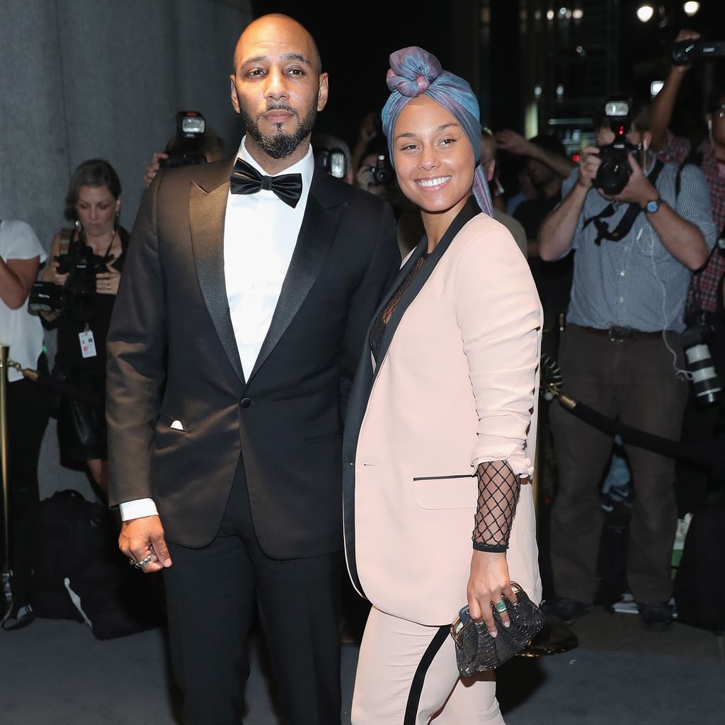 Swizz Beatz und Alicia Keys während der New York Fashion Week
