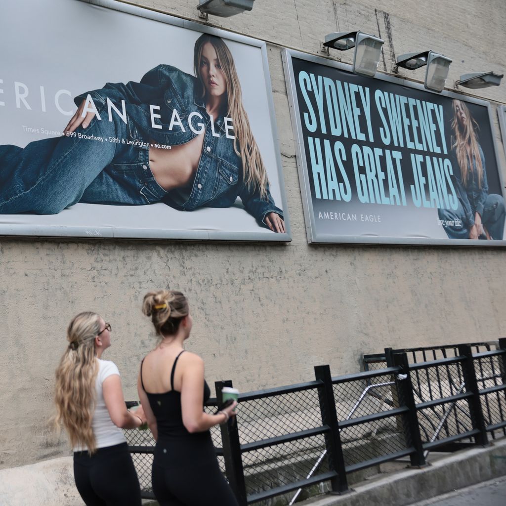 Sydney Sweeney macht Werbung für Jeans, August 2025