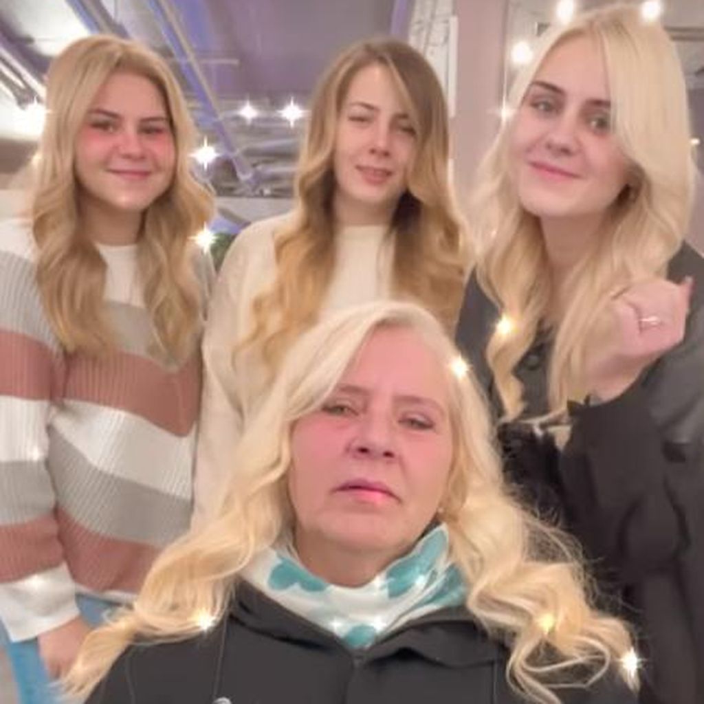 Sylvana, Sarafina, Estefania und Silvia Wollny im Dezember 2022