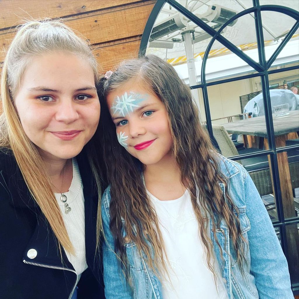 Sylvana Wollny mit ihrer Tochter Celina-Sophie, September 2021