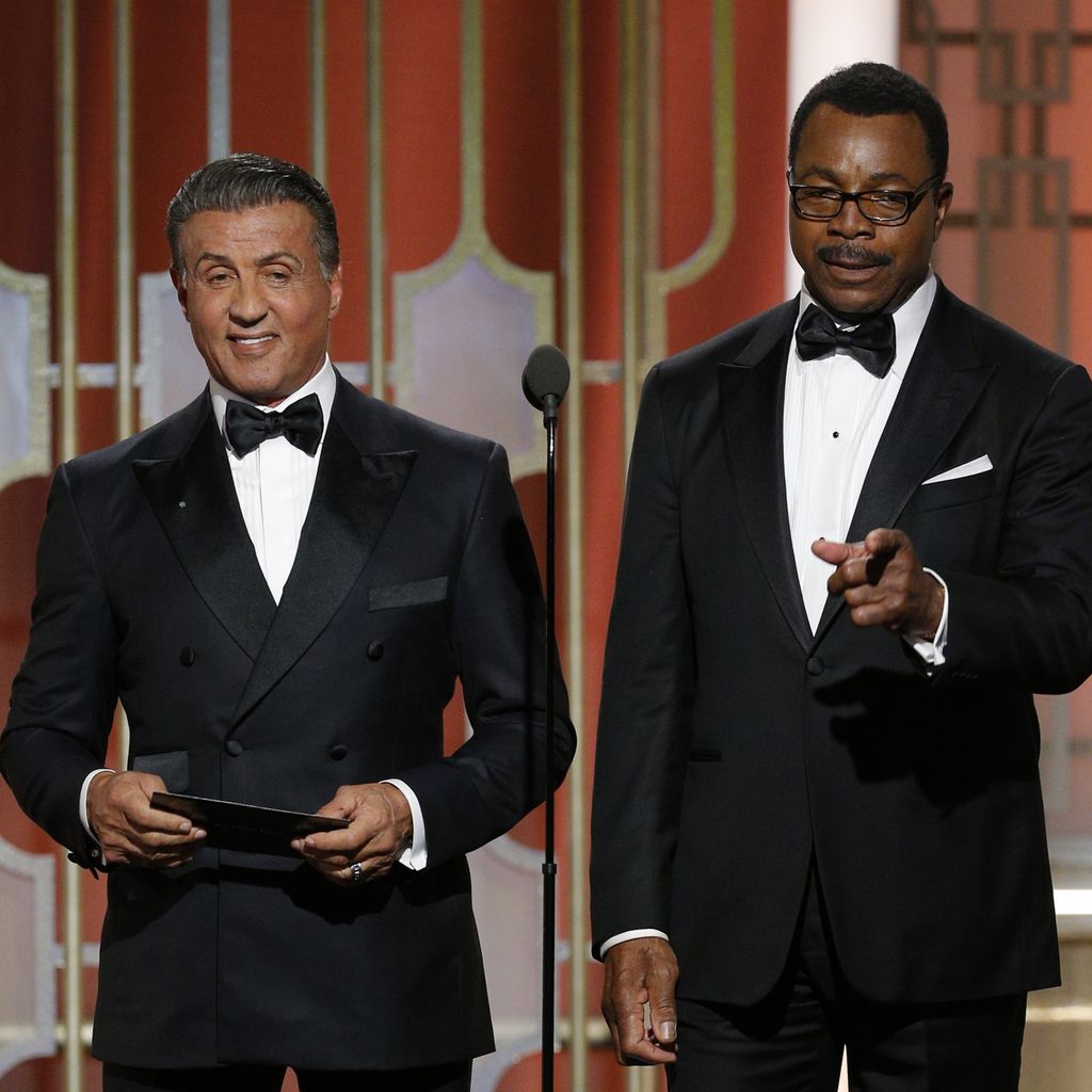 Sylvester Stallone und Carl Weathers, Schauspieler