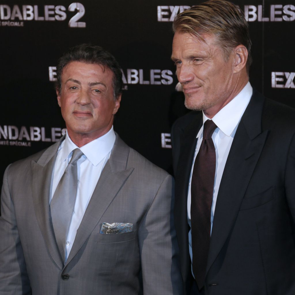 Sylvester Stallone und Dolph Lundgren bei der "The Expendables 2"-Premiere im August 2012