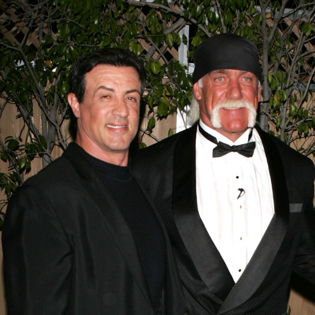 Sylvester Stallone und Hulk Hogan, April 2005