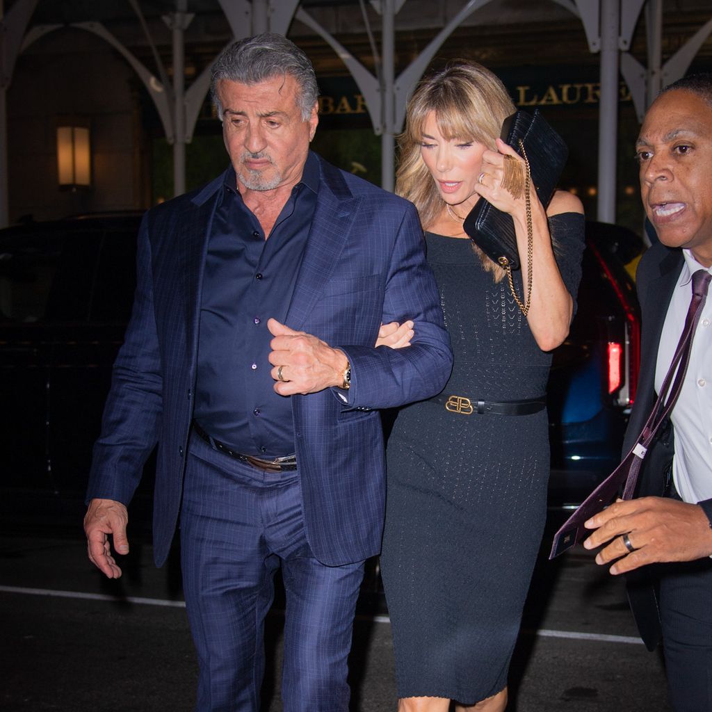 Sylvester Stallone und Jennifer Flavin in New York
