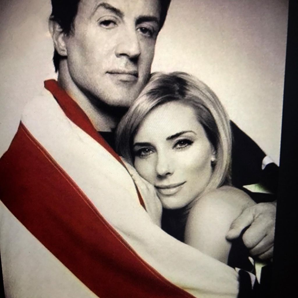 Sylvester Stallone und seine Frau Jennifer in jüngeren Jahren