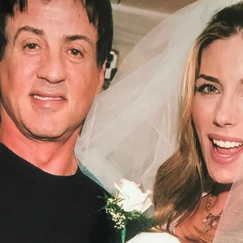 Sylvester Stallone und seine Frau Jennifer bei ihrer Hochzeit