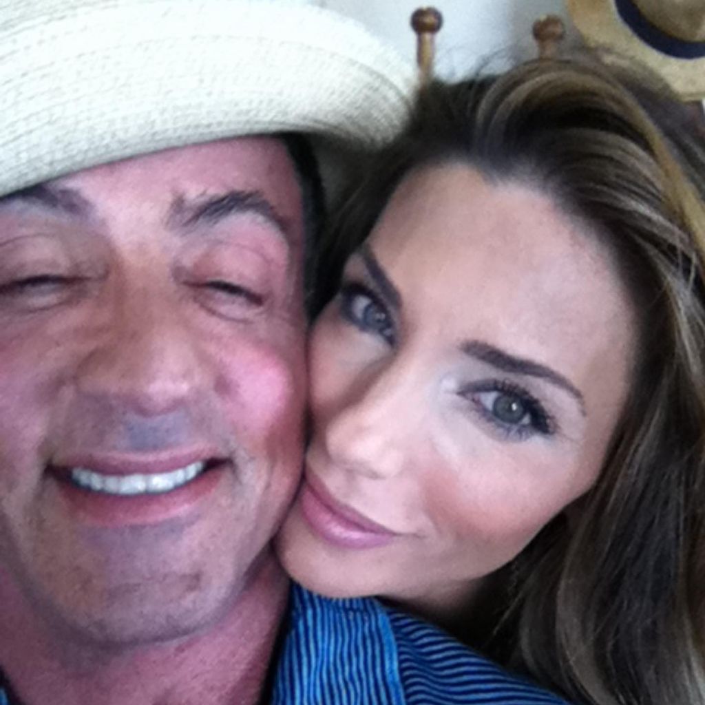 Sylvester Stallone mit seiner Frau Jennifer