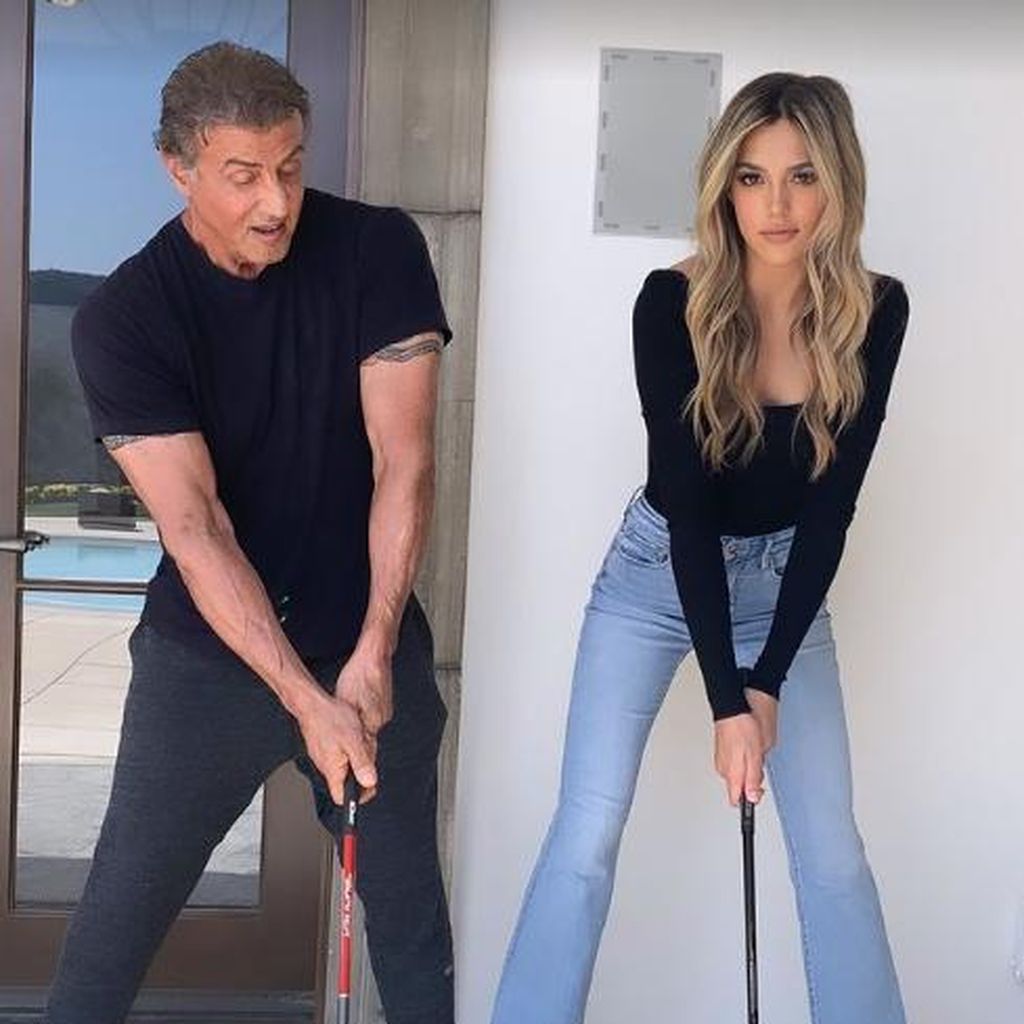 Sylvester und Sistine Stallone