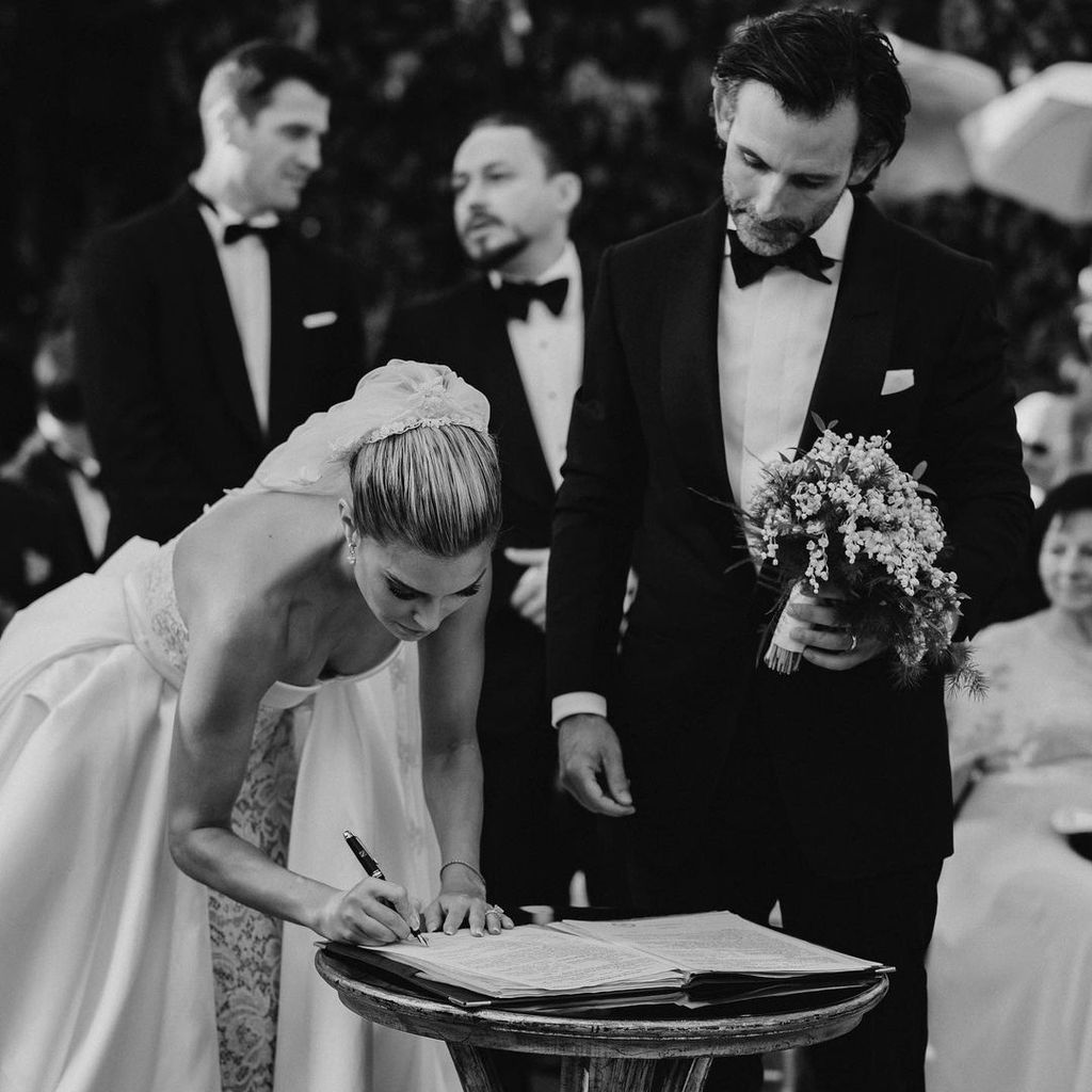 Sylvie Meis und Niclas Castello am Tag ihrer Hochzeit