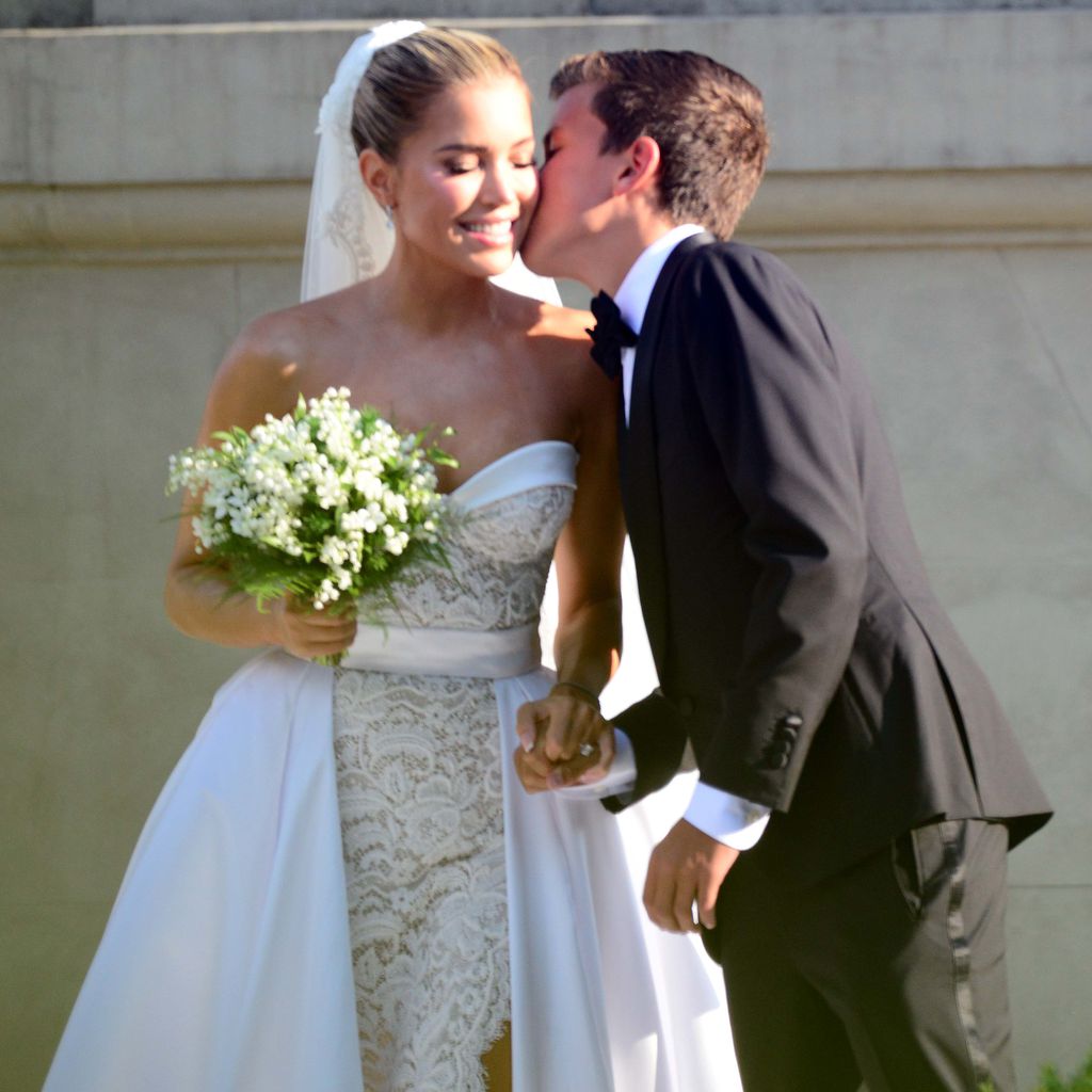 Sylvie Meis und Sohn Damian bei ihrer Hochzeit im September 2020