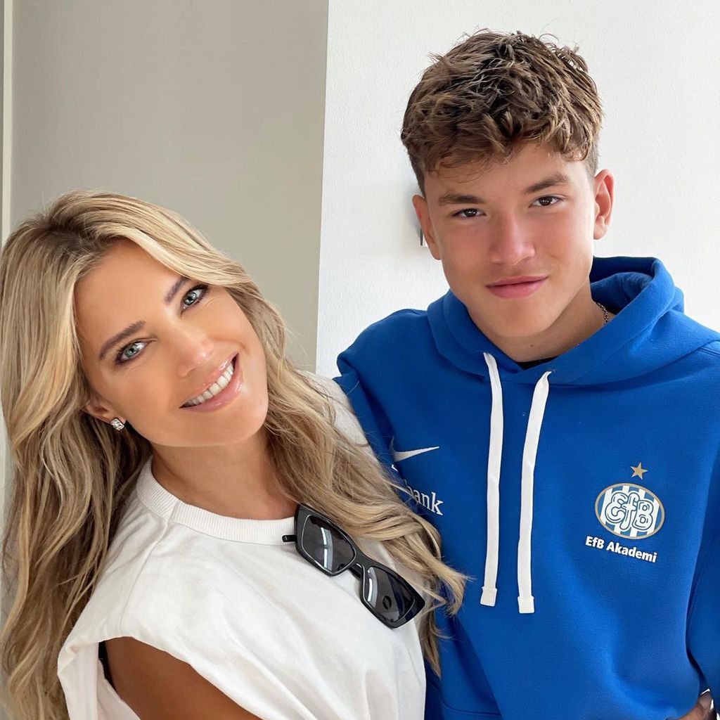 Sylvie Meis mit ihrem Sohn Damian van der Vaart, August 2021