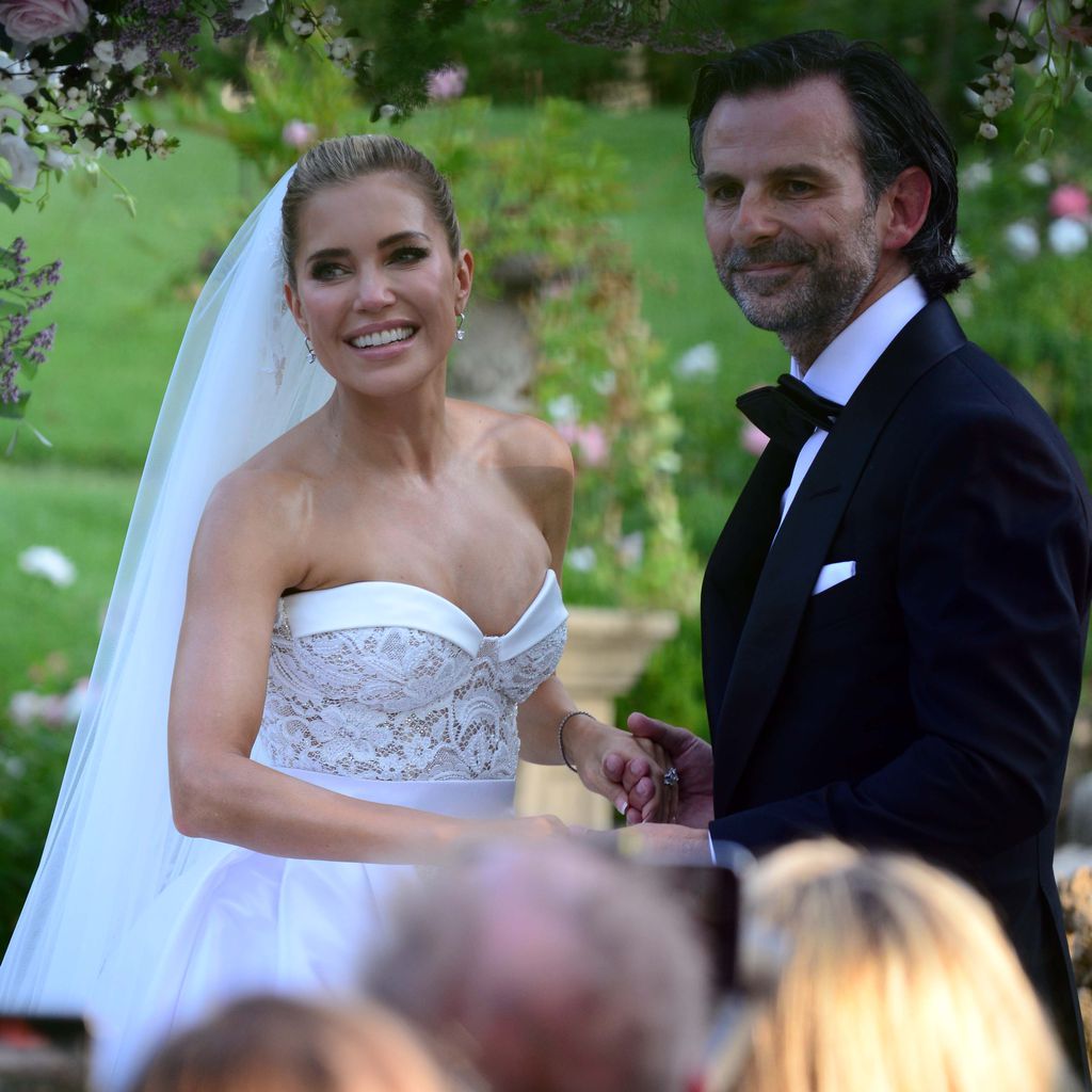 Sylvie Meis und Niclas Castello in Florenz während ihrer Trauung, September 2020
