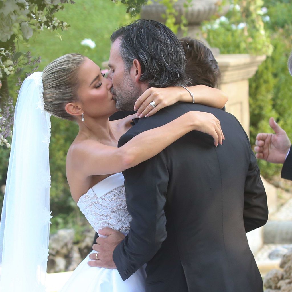 Sylvie Meis und Niclas Castello in Florenz während ihrer Trauung