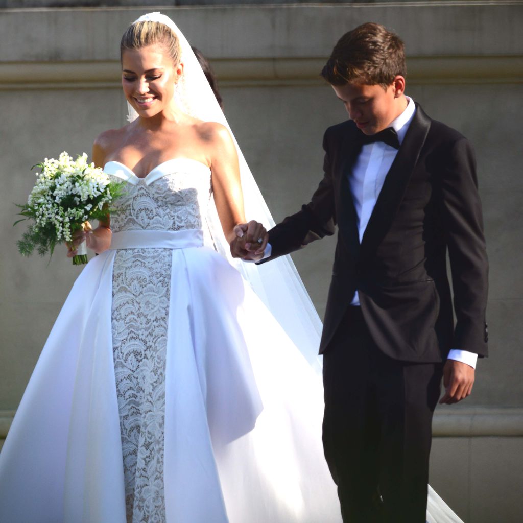 Sylvie Meis und Sohn Damian bei ihrer Hochzeit im September 2020