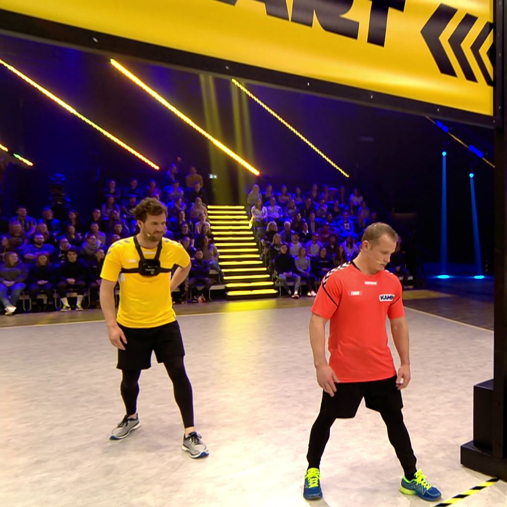Luke Mockridge und Fabian Hambüchen bei "Catch!"