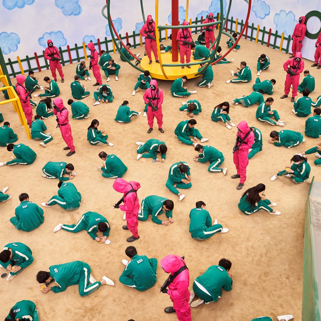 Szene aus der Serie "Squid Game"