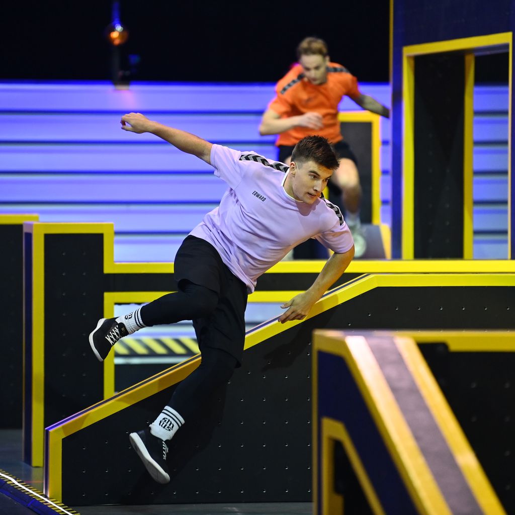 Szene aus der Show "Catch!"
