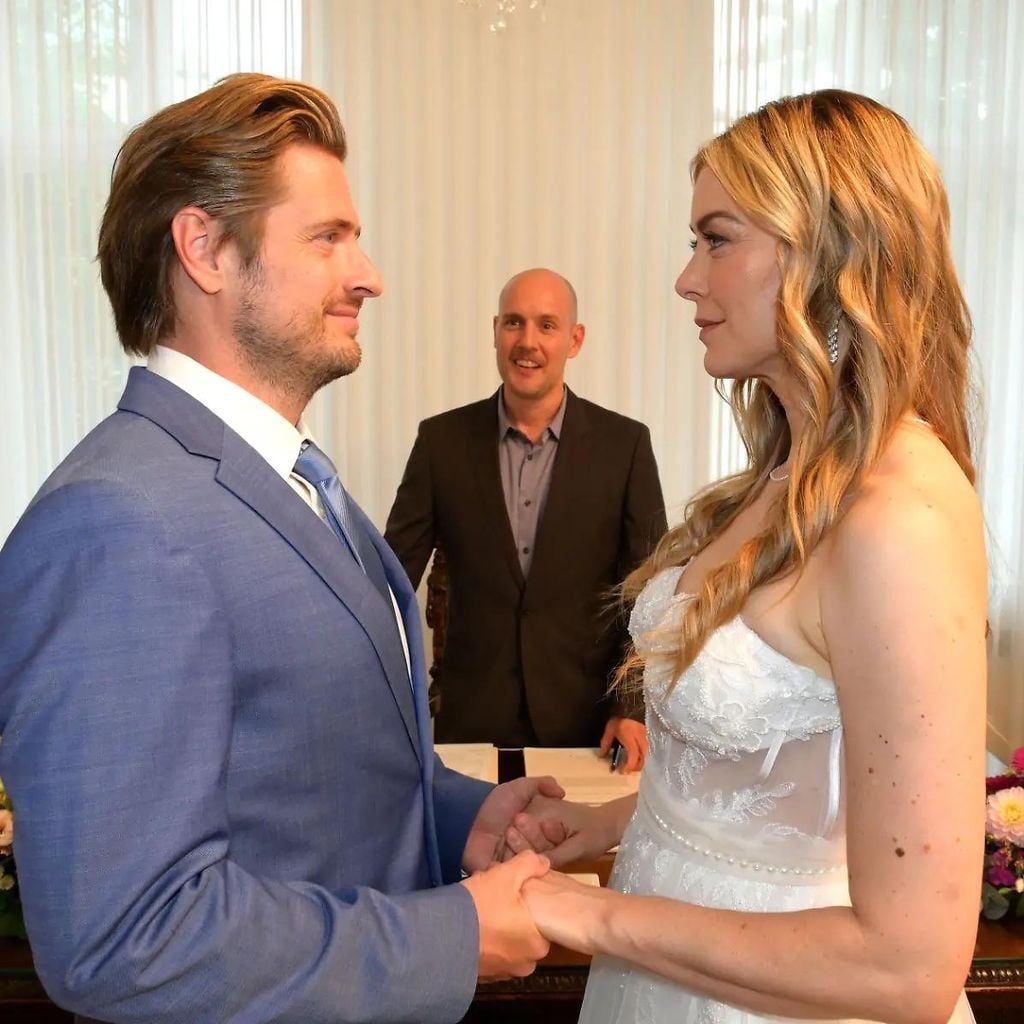 Philip und Jessica geben sich das Jawort