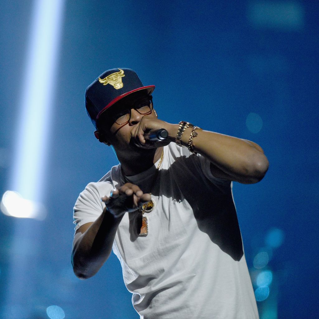 T.I. auf der Bühne bei der TIDAL X: 1015 Show in New York City