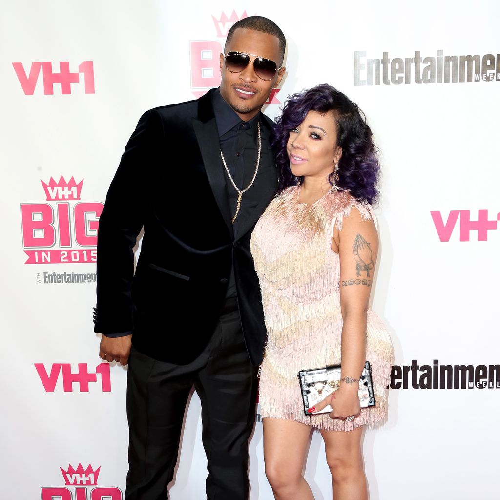 T.I. mit seiner Ehefrau Tameka Harris