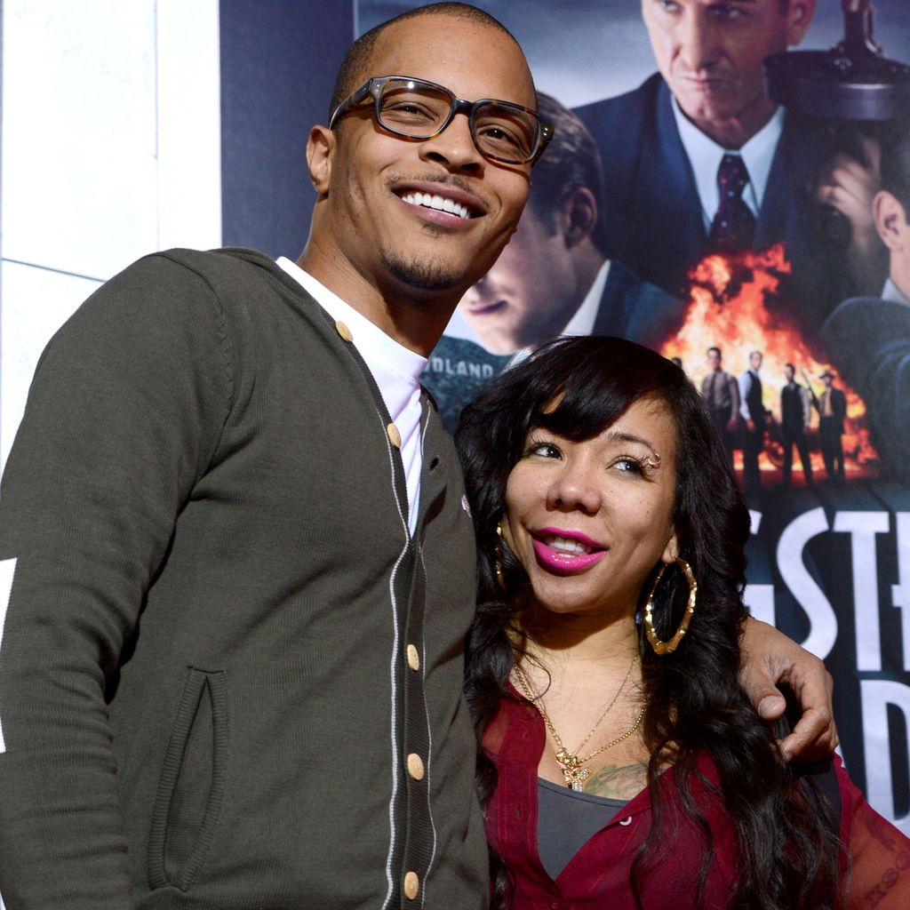 T.I. und Tameka "Tiny" Harris bei der "Gangster Squad"-Premiere in Hollywood 2013