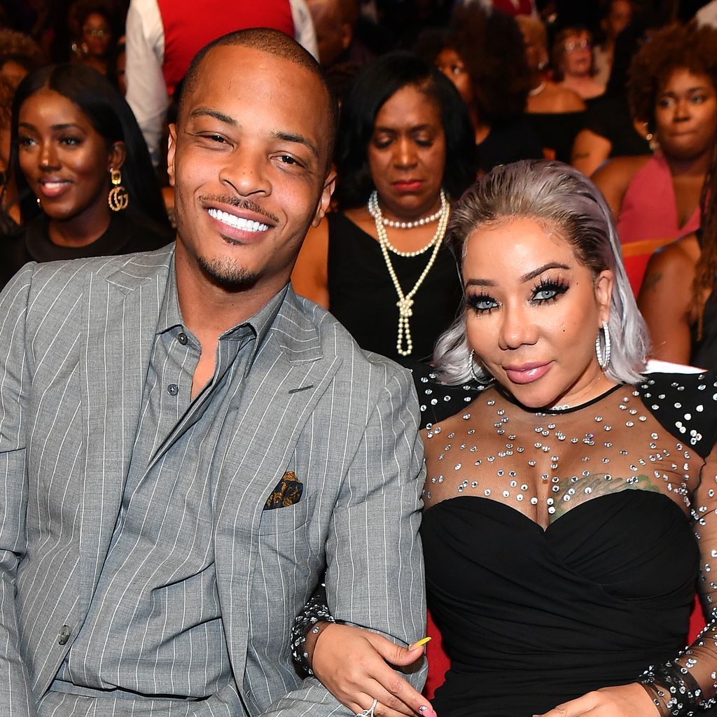 Rapper T.I. mit seiner Frau Tameka "Tiny" Harris, September 2019