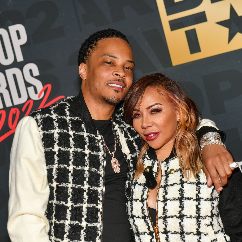 Rapper T.I. mit seiner Frau Tameka "Tiny" Harris, September 2022