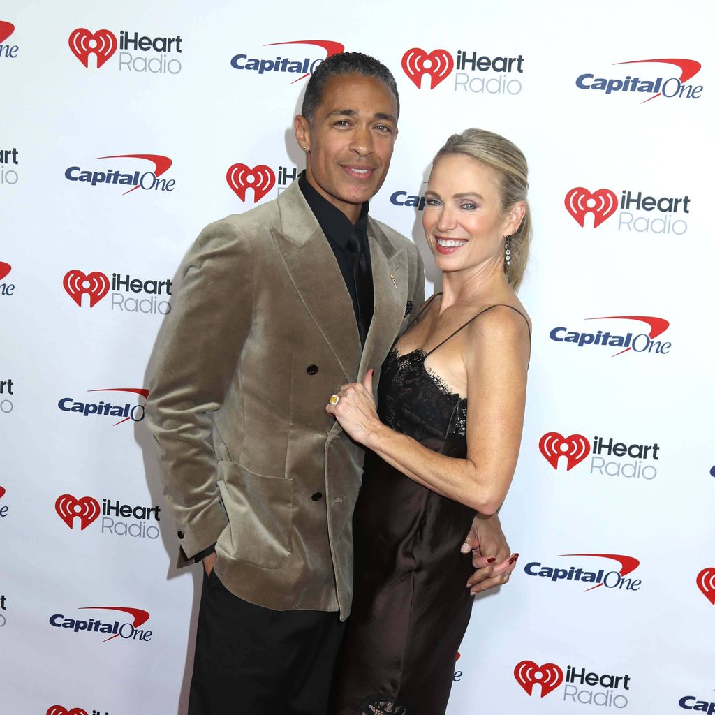 T. J. Holmes und Amy Robach beim Z100 iHeartRadio Jingle Ball 2025