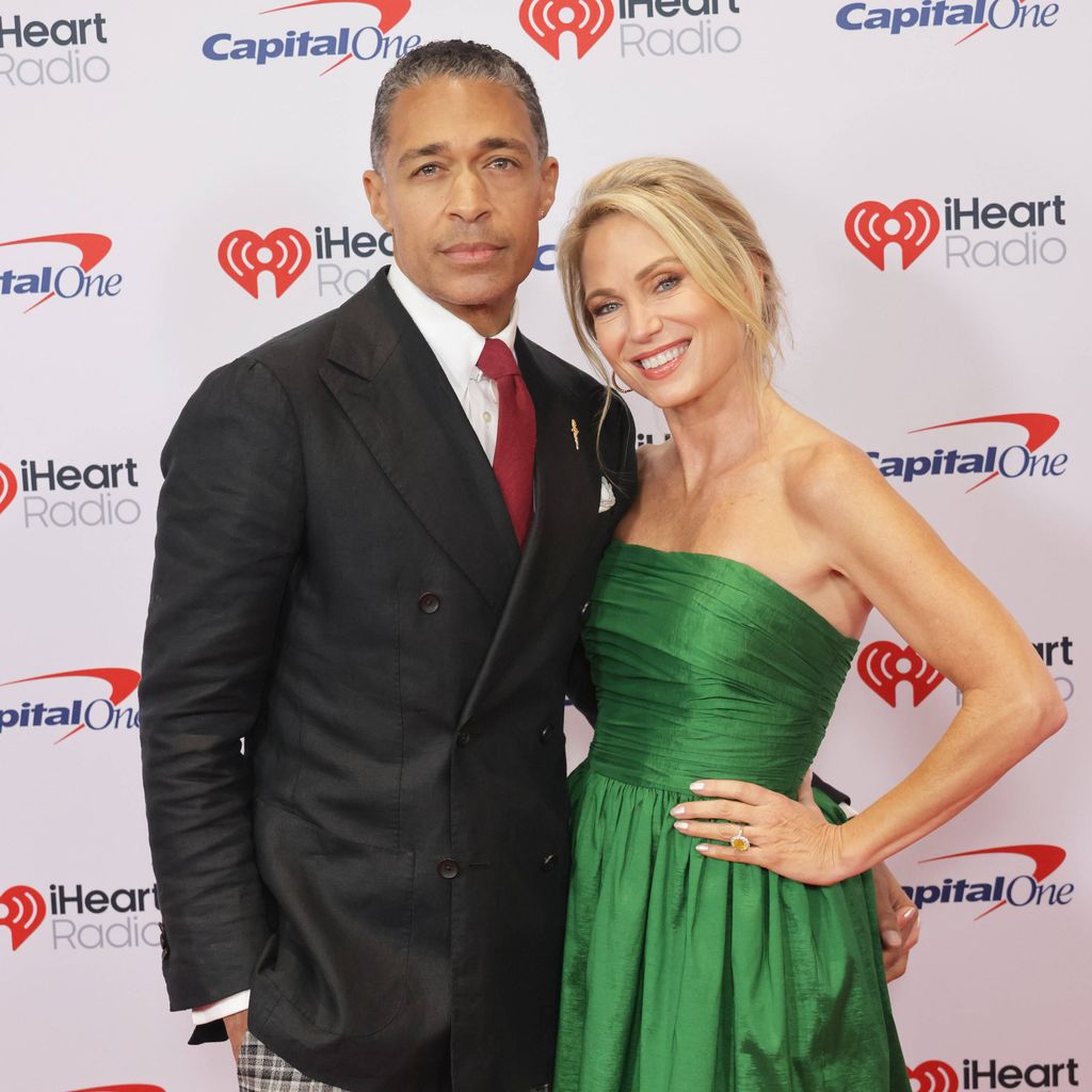 T.J. Holmes und Amy Robach auf dem roten Teppich