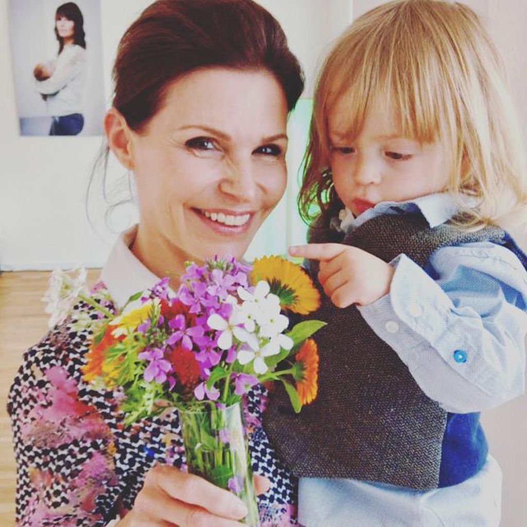"Unter uns"-Darstellerin Tabea Heynig und ihr Sohn