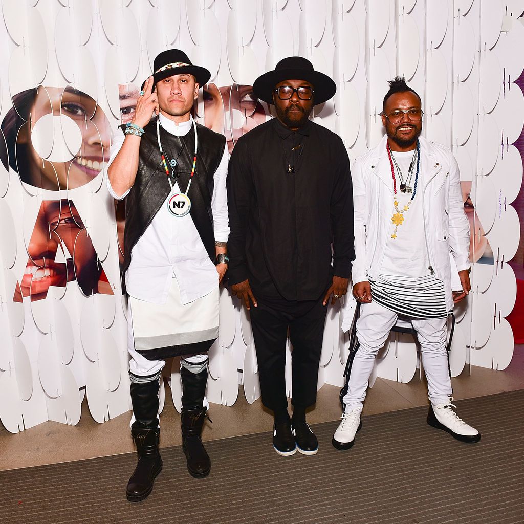 Taboo, Will.i.am und apl.de.ap von den Black Eyed Peas bei der "Our America"-Party in Philadelphia