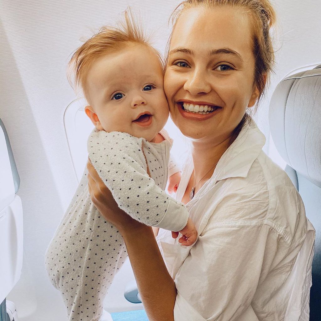 Tahlia Giumelli mit ihrer Tochter Sophie, Dezember 2019