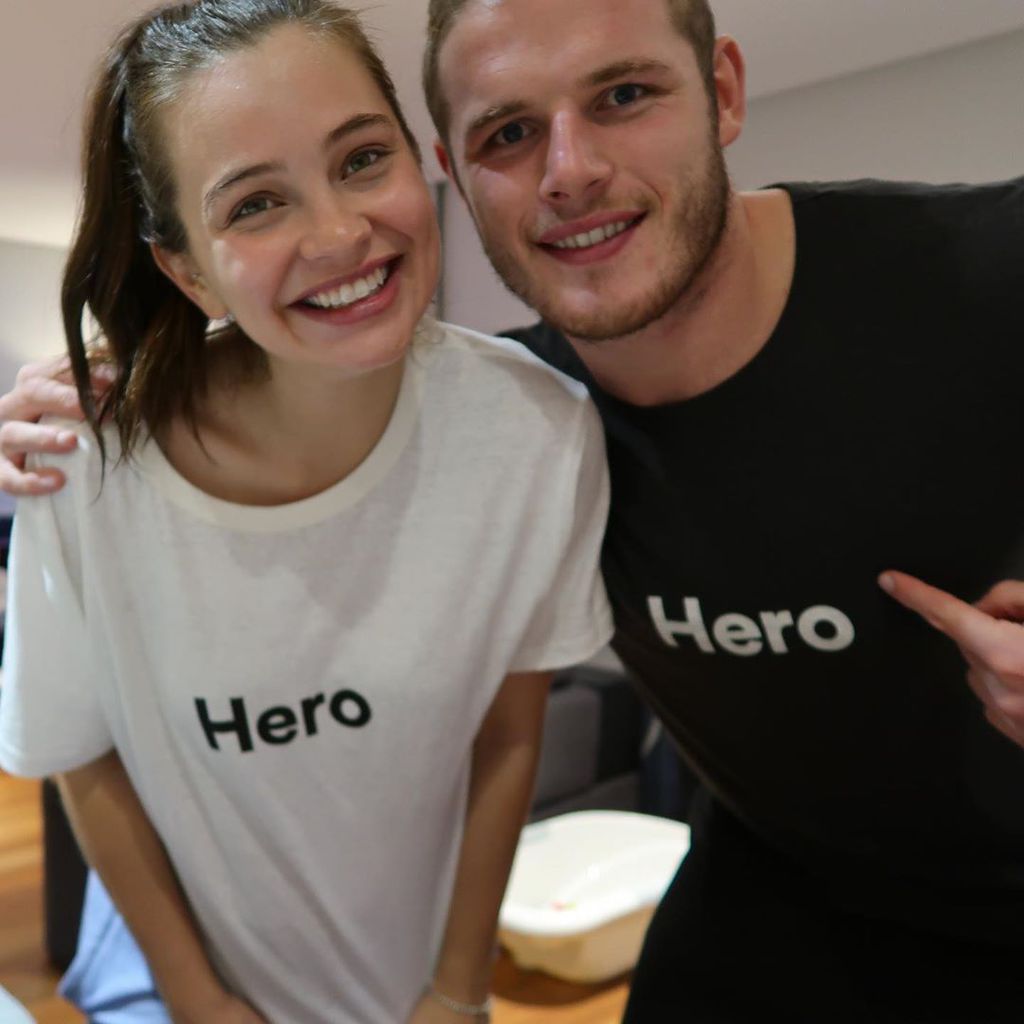 Tahlia Giumelli und Tom Burgess im Juni 2019
