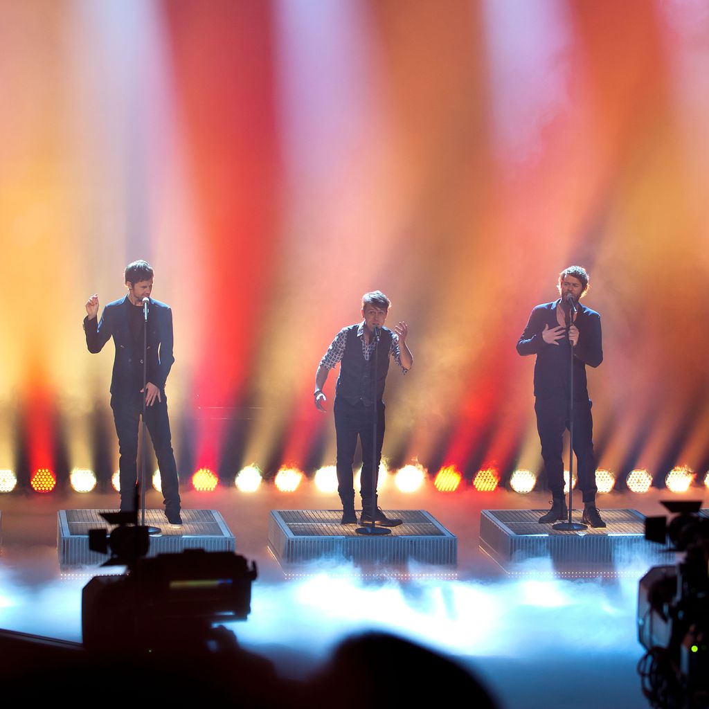 Take That bei "Wetten, dass...?" 2011