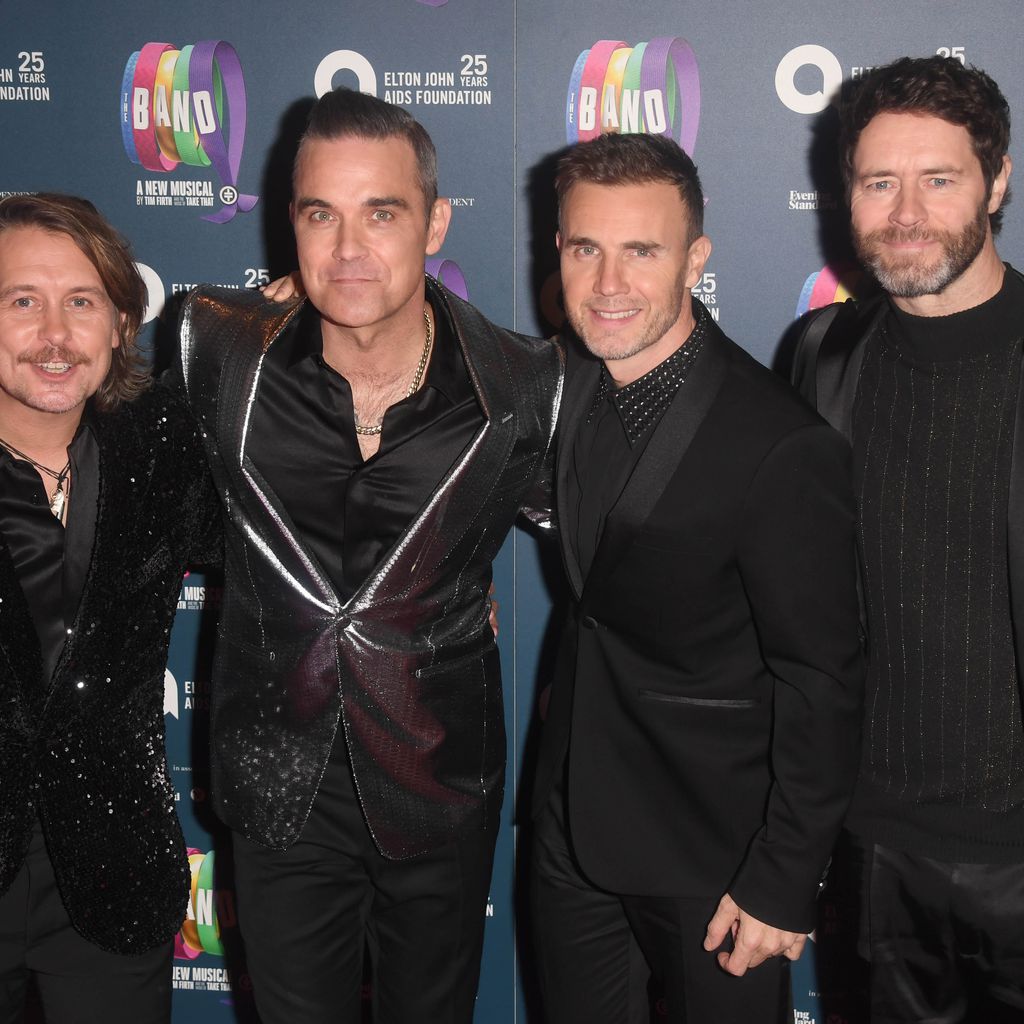 Take That bei einer Performance von "The Band" in London, 2018