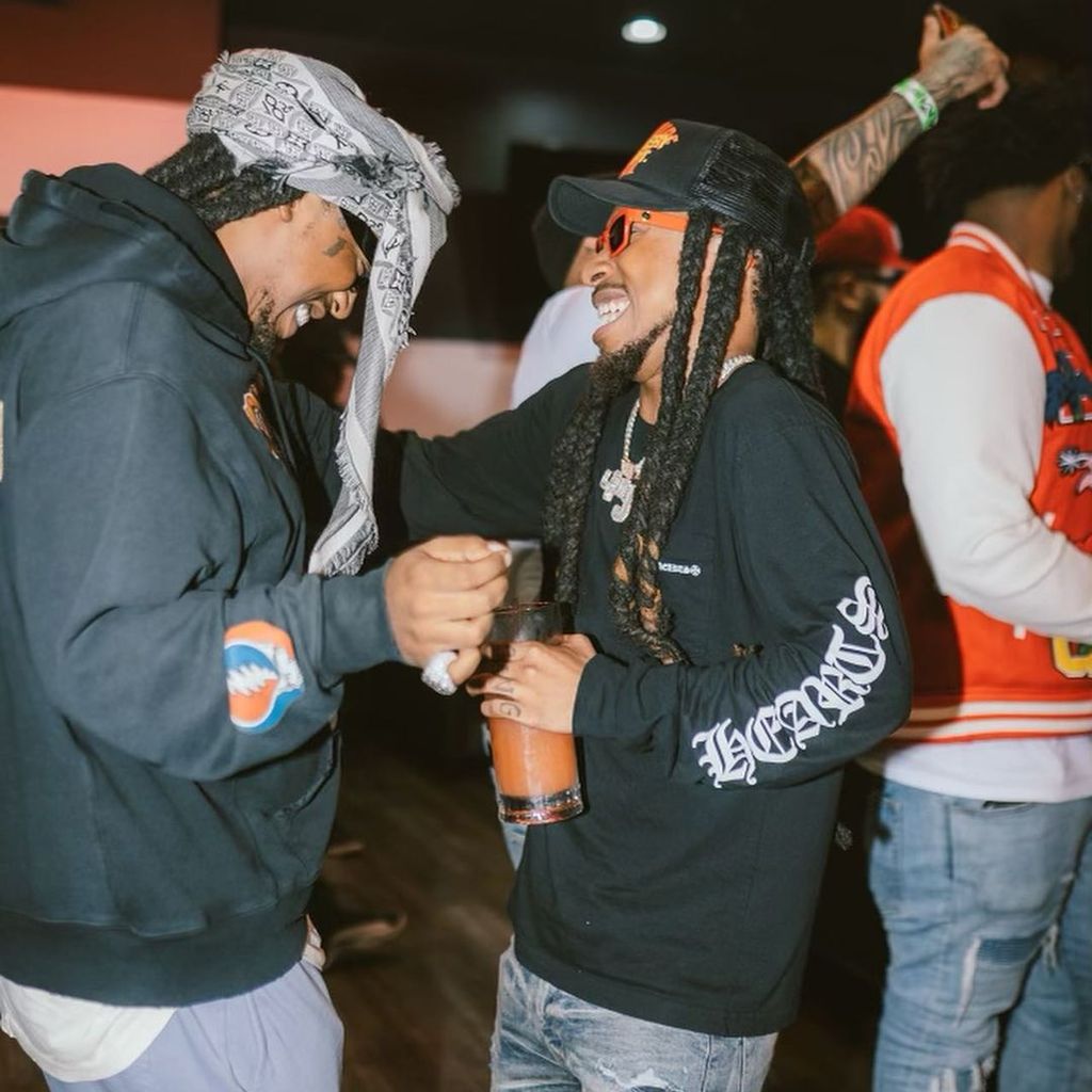 Rapper Takeoff mit Bruder YRN Lingo