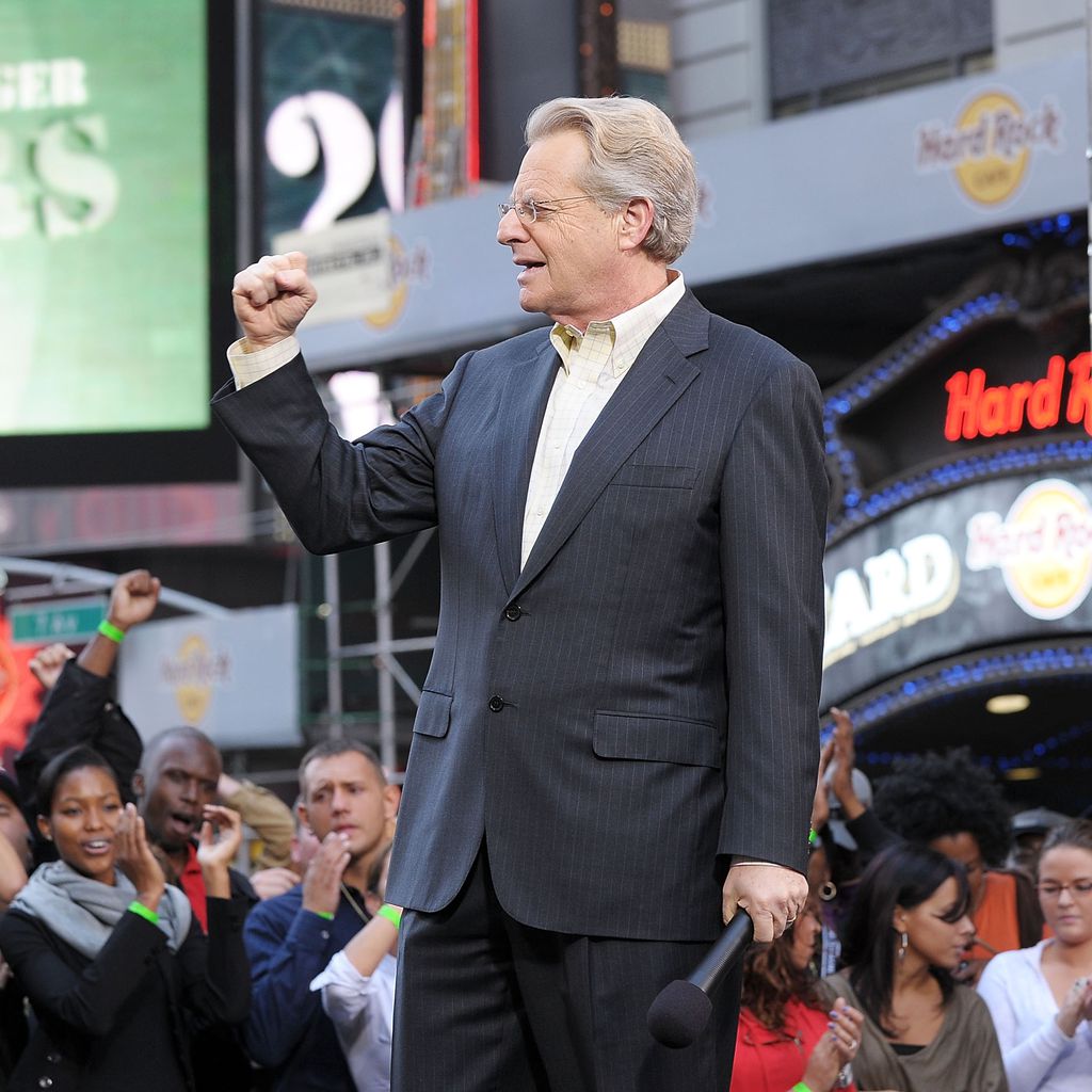Talkmaster Jerry Springer am 20. Geburtstag seiner Show