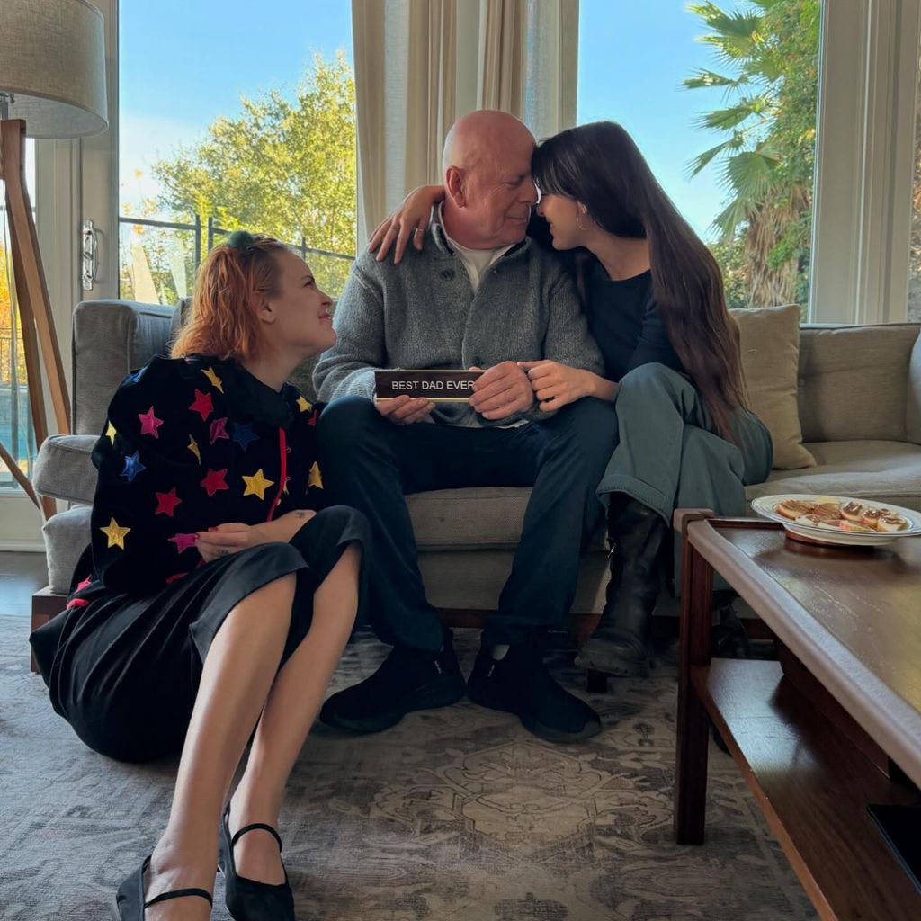 Tallulah, Bruce und Scout Willis im November 2024